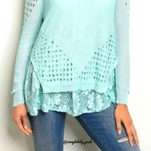 BOUTIQUE STARTER PACK aqua lightweight long sleeve